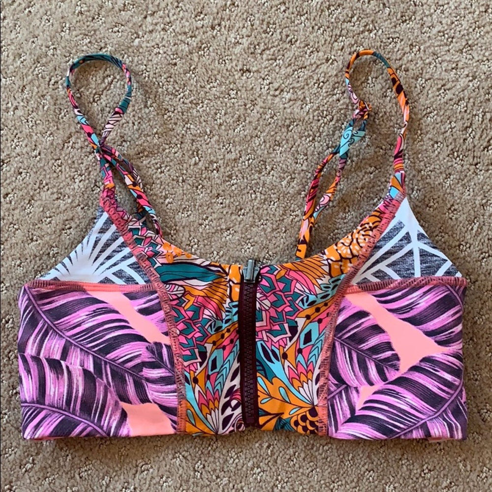 MAAJI reversible bikini top sz med worn once